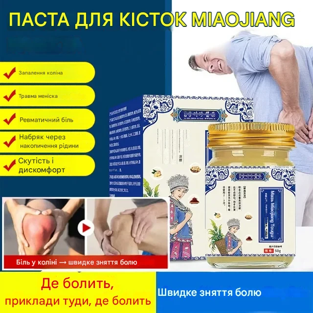 Міорелаксант та знеболювальний бальзам