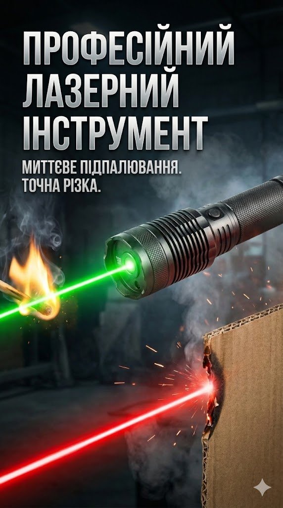 Потужний лазер