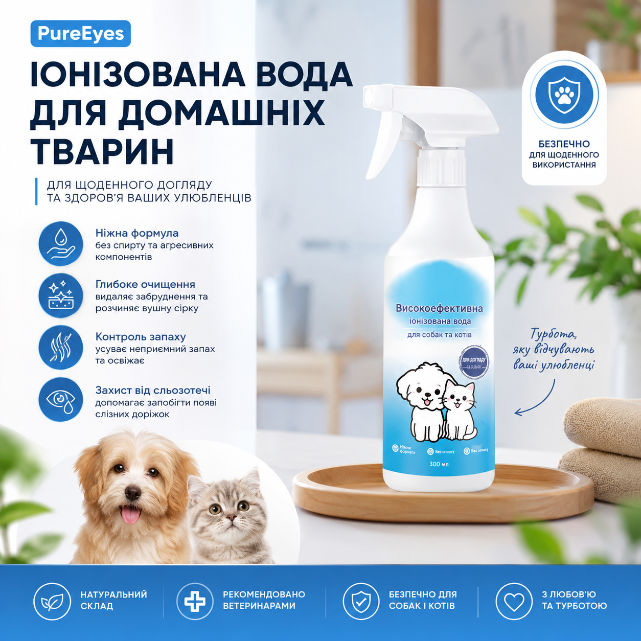 Іонний водний спрей