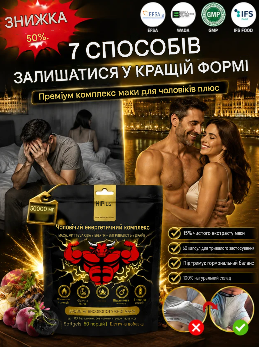 Цукерки з тестостероном у м'яких желатинових цукерках для чоловіків